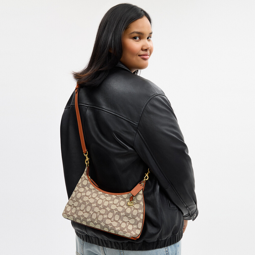 Coach Juliet Shoulder Bag 25 In Signature Textile Jacquard - Picture 3 of 7